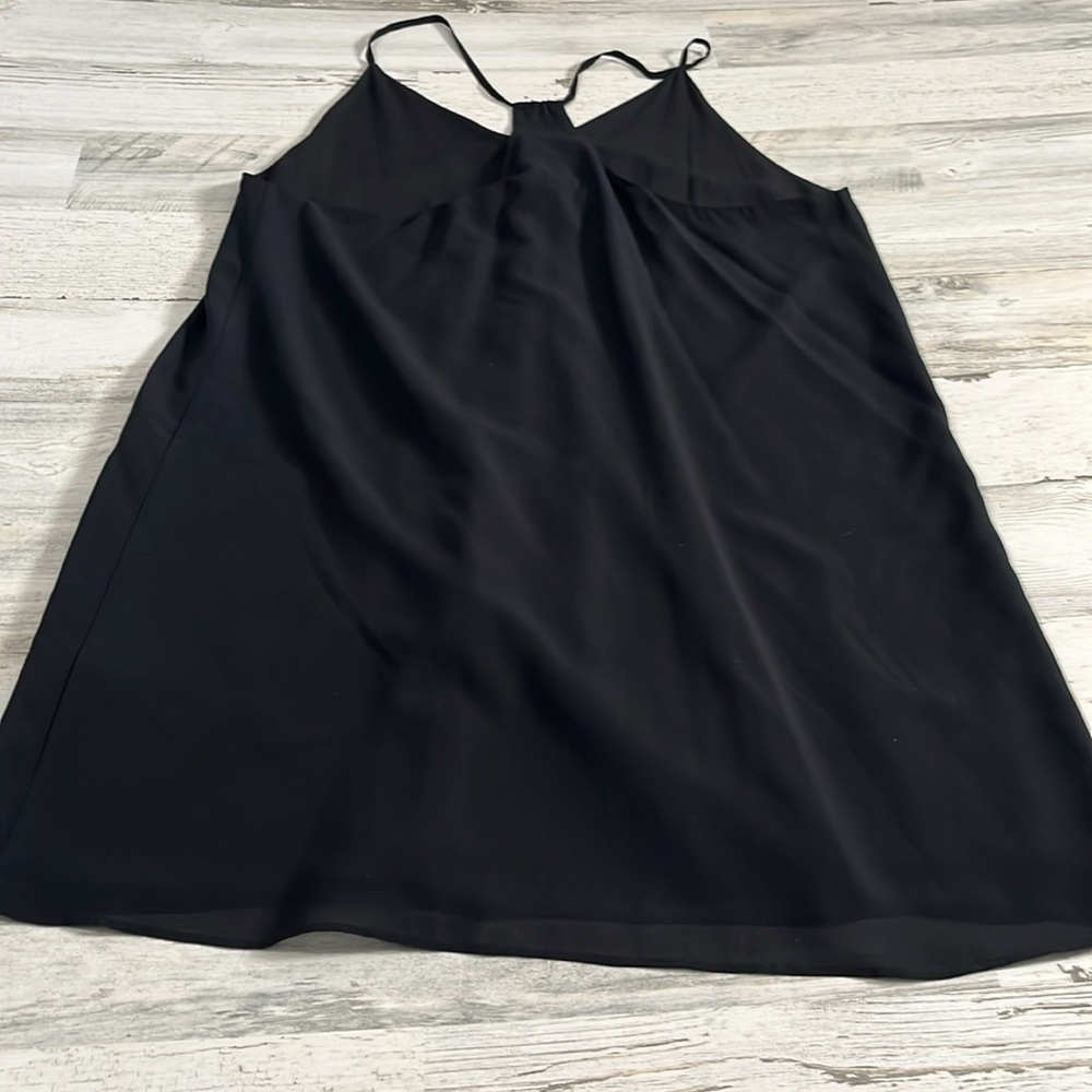 Alice + Olivia Black Racer Back Dress Size L NWT - Picture 4 of 9